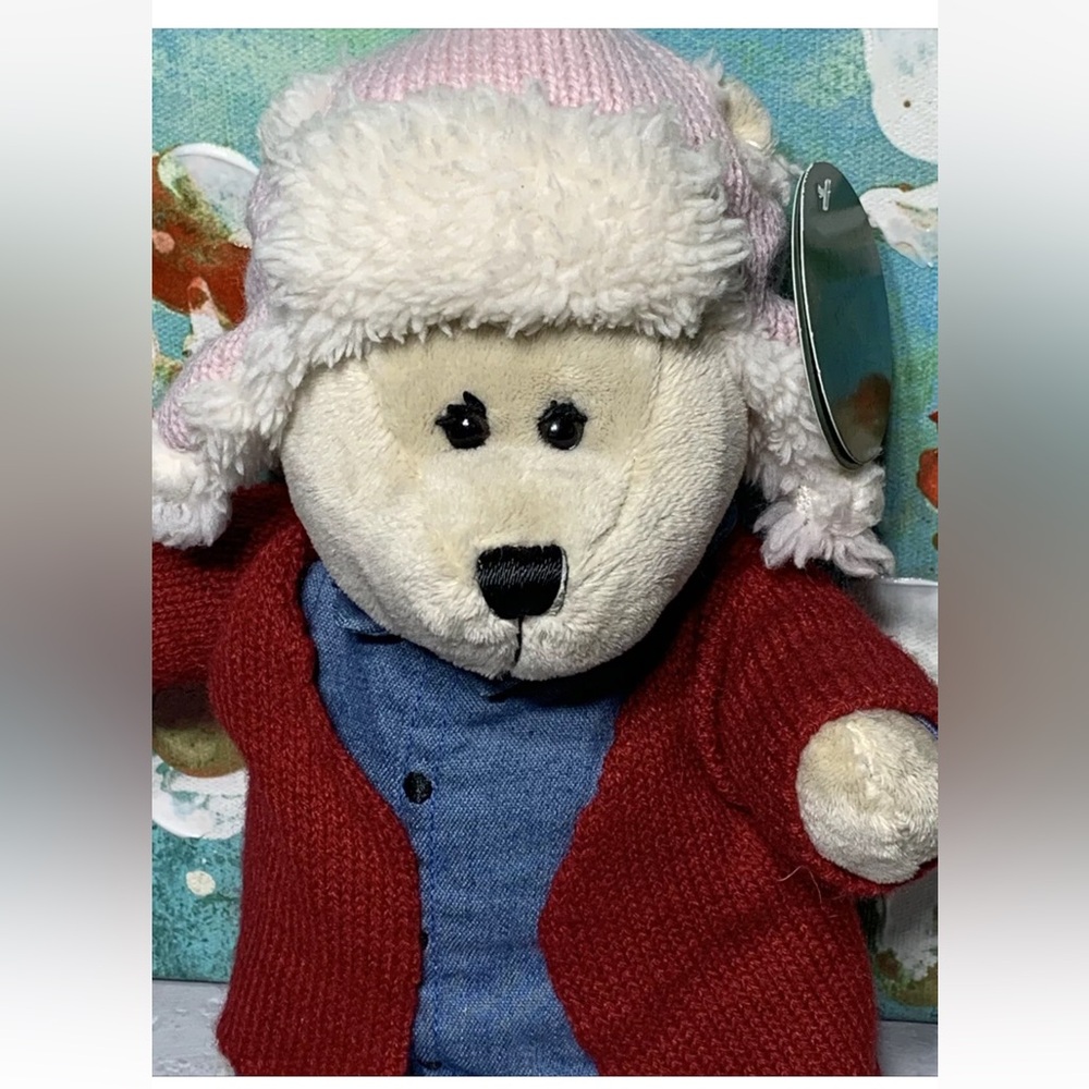 2016 Starbucks Bearista Bear 118th Edition Starbucks Coffee Plush Red Sweater 9" - Picture 5 of 7